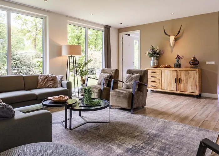 Semesterbostad Boshuys 20 Personen Met Jacuzzi En Sauna Wekerom